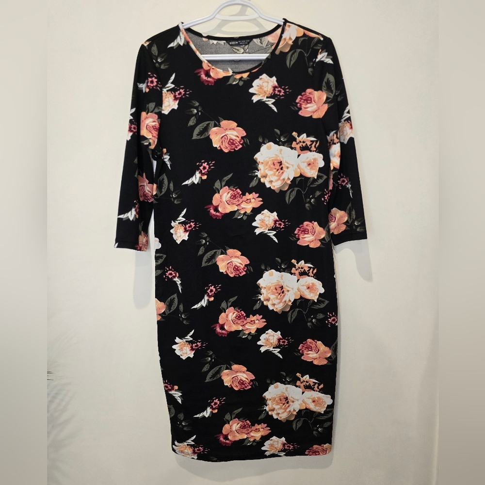 Shein floral dress size L